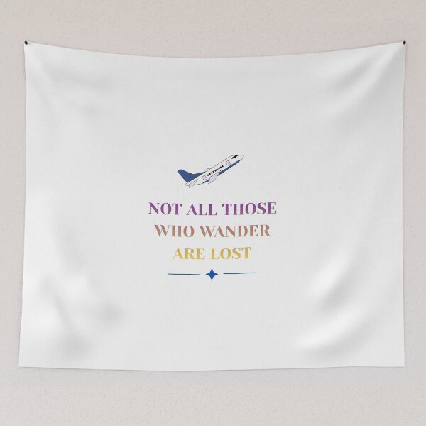 Item preview, Not All Those Who Wander Are Lost - Travel & Plane designed and sold by DIAMVERA.