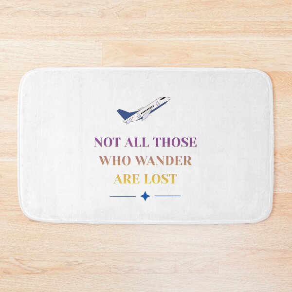 Item preview, Not All Those Who Wander Are Lost - Travel & Plane designed and sold by DIAMVERA.