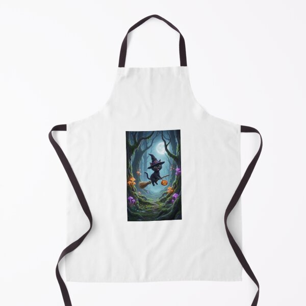 Item preview, Black cat on a broomstick designed and sold by carlsmart1.