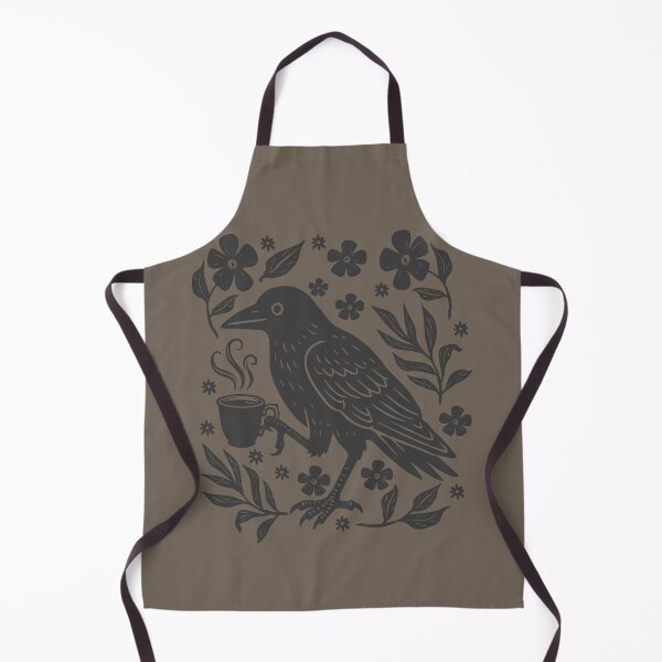 Item preview, Boho Crow Shirt Bird Coffee Lover Aesthetic Oversized Tee Gothic Cottagecore Raven Graphic designed and sold by LessIsLoud.