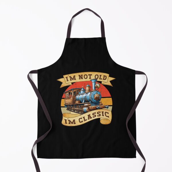 Item preview, I’m Not Old I’m Classic Train Vintage Retro Sunset Design for Train Lovers designed and sold by Dmetalx Art Apparel.