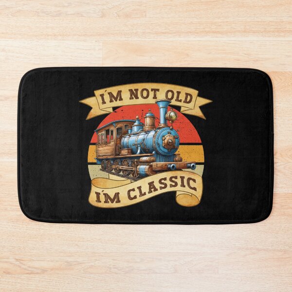 Item preview, I’m Not Old I’m Classic Train Vintage Retro Sunset Design for Train Lovers designed and sold by Dmetalx Art Apparel.