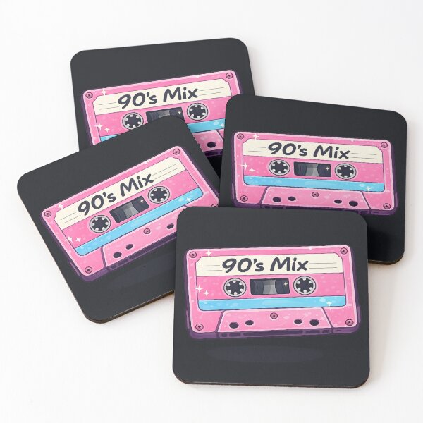 Item preview, 90s Mix Retro Cassette Nostalgia Pink Tape Design designed and sold by ArtComixHaven.