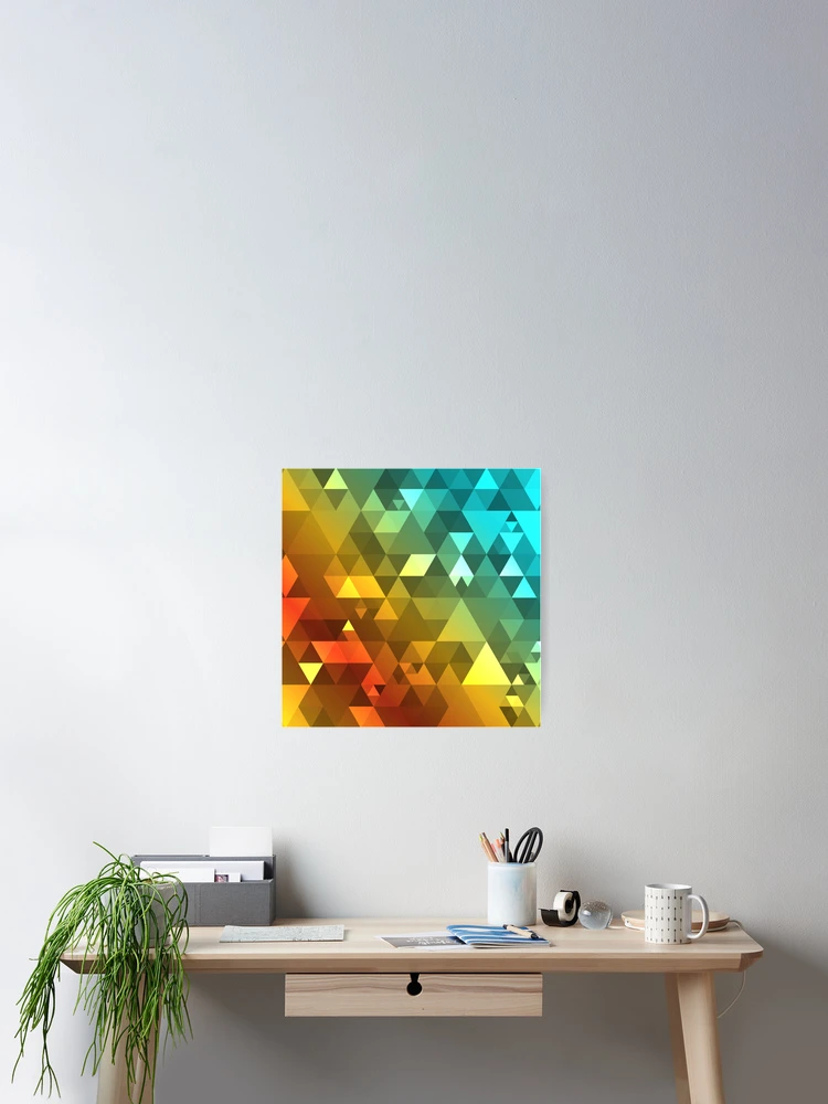 Imagen 2 de 3, Póster con la obra Triangular, diseñada y vendida por hyperite.