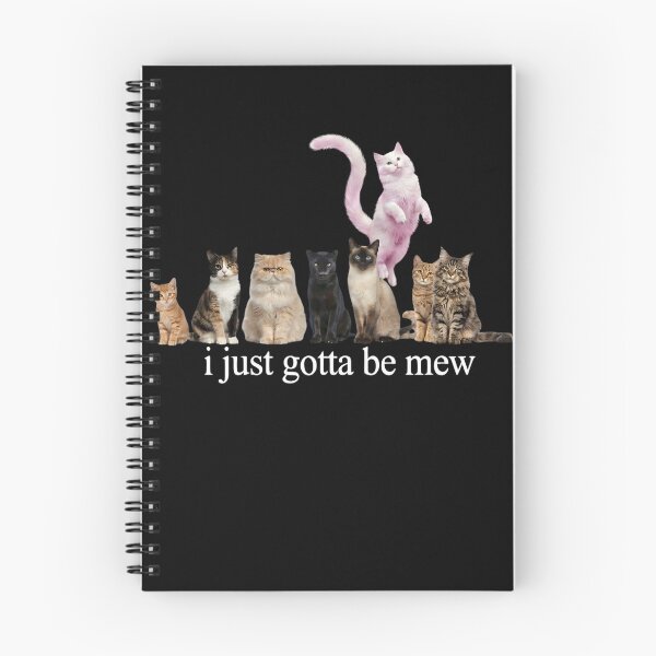 Item preview, I Just Gotta Be Mew Cute Funny Realistic Cat Pun Art designed and sold by VGAfanatic.