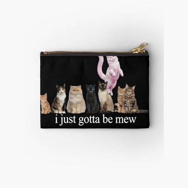 Item preview, I Just Gotta Be Mew Cute Funny Realistic Cat Pun Art designed and sold by VGAfanatic.