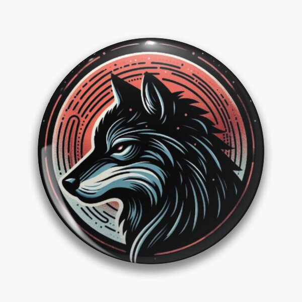 Item preview, Cosmic Wolf – Geometric Emblem designed and sold by Dogandesighn.