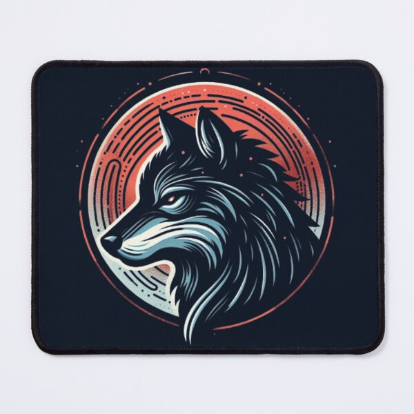 Item preview, Cosmic Wolf – Geometric Emblem designed and sold by Dogandesighn.