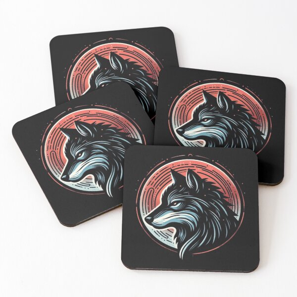 Item preview, Cosmic Wolf – Geometric Emblem designed and sold by Dogandesighn.
