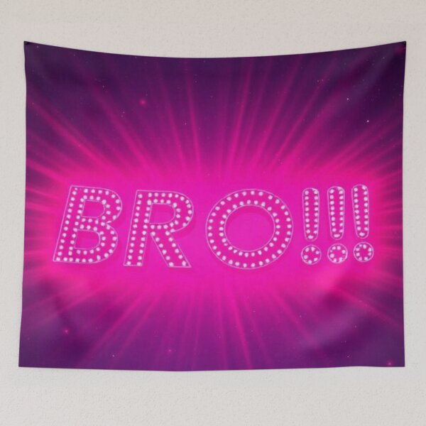 Item preview, BRO!!! in vibrant purple designed and sold by RAISC.