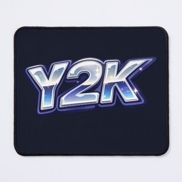 Item preview, Y2K Chrome Text Retro Futuristic Aesthetic Design designed and sold by ArtComixHaven.