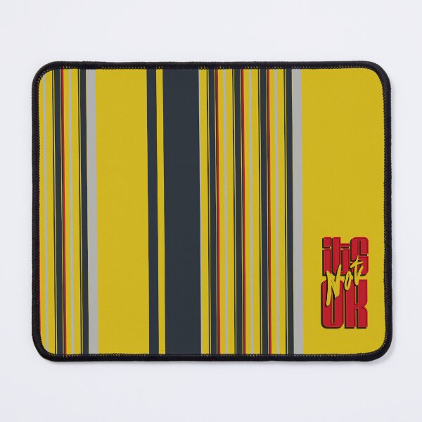 Item preview, Retro Striped It’s Not OK Bold Typography Motivational Vintage Aesthetic Design designed and sold by WildHugeDot.