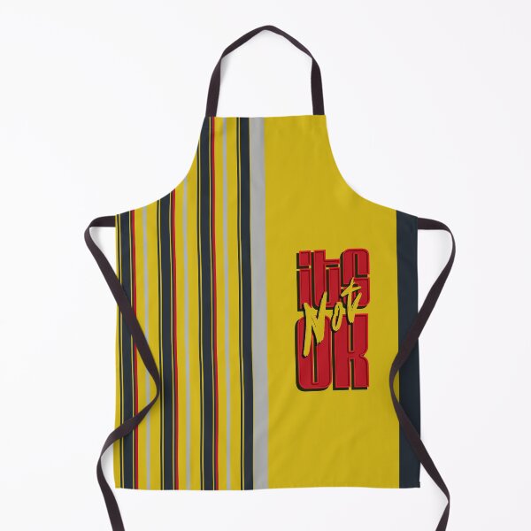 Item preview, Retro Striped It’s Not OK Bold Typography Motivational Vintage Aesthetic Design designed and sold by WildHugeDot.