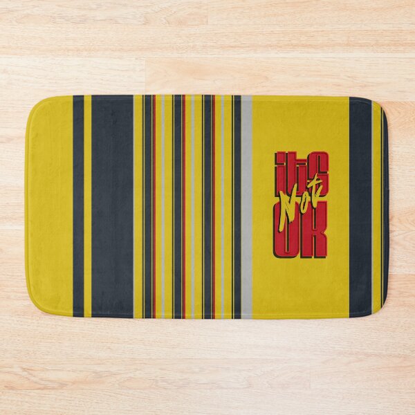 Item preview, Retro Striped It’s Not OK Bold Typography Motivational Vintage Aesthetic Design designed and sold by WildHugeDot.
