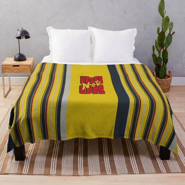 Item preview, Retro Striped It’s Not OK Bold Typography Motivational Vintage Aesthetic Design designed and sold by WildHugeDot.