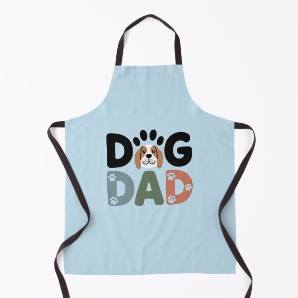 Item preview, Funny typography: Dog Dad integrated with paw illustrations designed and sold by VectorJoy.