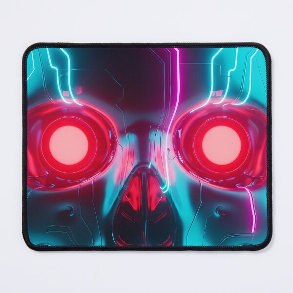 Item preview, Biomech Skull Neon Interface Cyber Skeleton designed and sold by powersunlight.