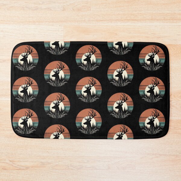 Item preview, Sunset Deer – Wilderness Emblem designed and sold by Dogandesighn.