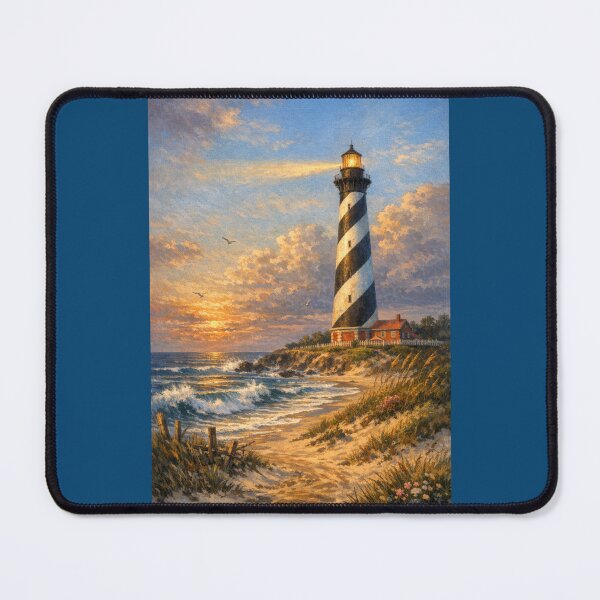 Item preview, Painting of Cape Hatteras Lighthouse North Carolina designed and sold by Halifaxartguy.