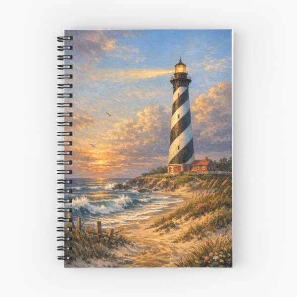 Item preview, Painting of Cape Hatteras Lighthouse North Carolina designed and sold by Halifaxartguy.