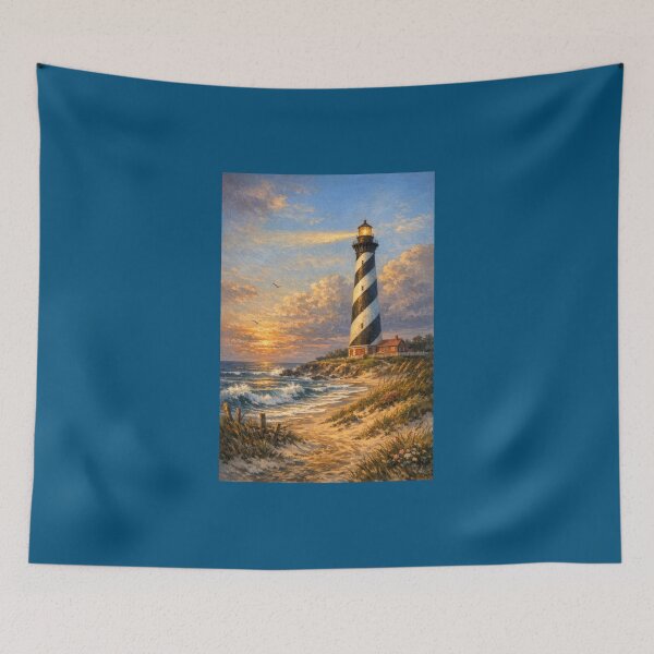 Item preview, Painting of Cape Hatteras Lighthouse North Carolina designed and sold by Halifaxartguy.