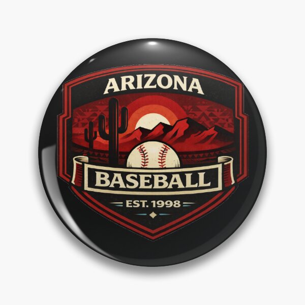 Item preview, Arizona Baseball Vintage Badge Shirt Desert Style Est Retro Baseball Design designed and sold by GhostDawgs.
