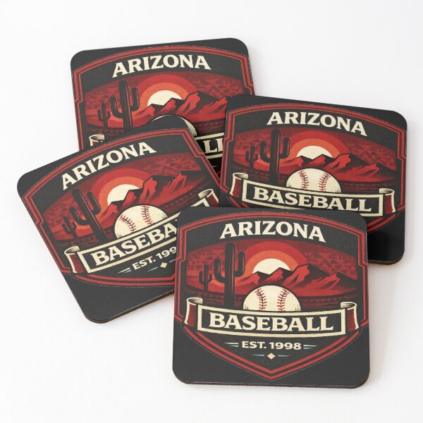 Item preview, Arizona Baseball Vintage Badge Shirt Desert Style Est Retro Baseball Design designed and sold by GhostDawgs.