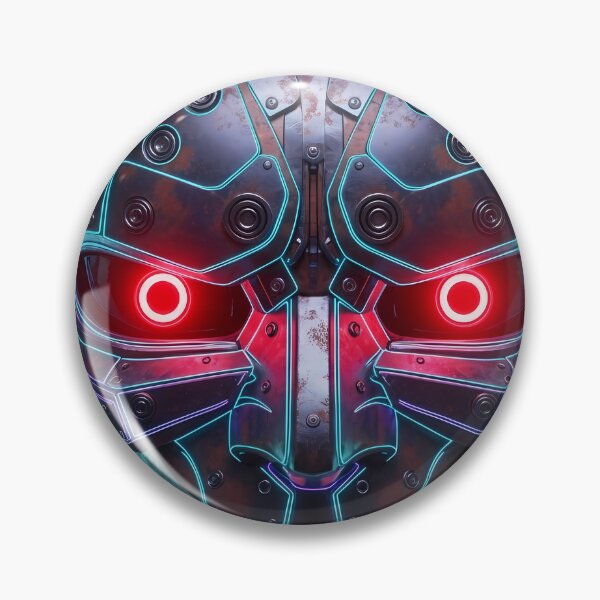 Item preview, Biomech Skull Neon Interface Cyber Skeleton designed and sold by powersunlight.