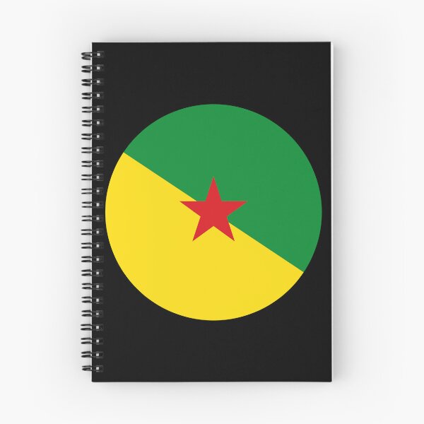 Item preview, French Guiana Round Flag Guyanese Heritage designed and sold by NTGUILTY.