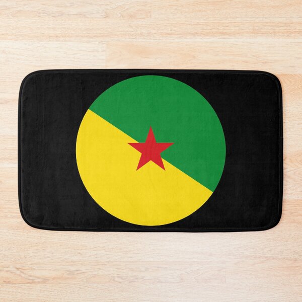 Item preview, French Guiana Round Flag Guyanese Heritage designed and sold by NTGUILTY.