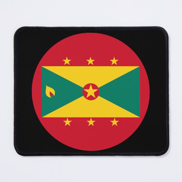 Item preview, Grenada Round Flag Spice Isle Patriotic Heritage designed and sold by NTGUILTY.