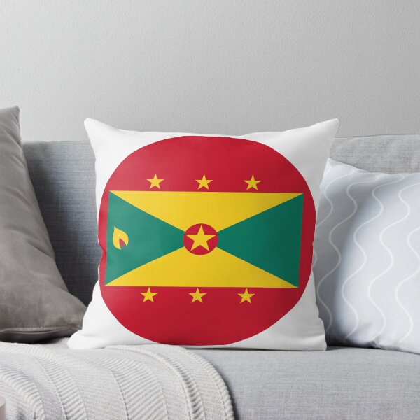Item preview, Grenada Round Flag Spice Isle Patriotic Heritage designed and sold by NTGUILTY.