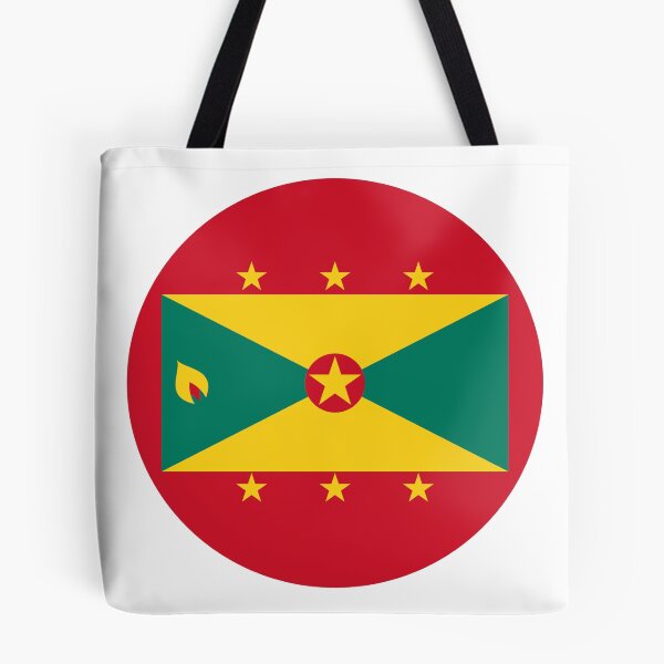 Item preview, Grenada Round Flag Spice Isle Patriotic Heritage designed and sold by NTGUILTY.