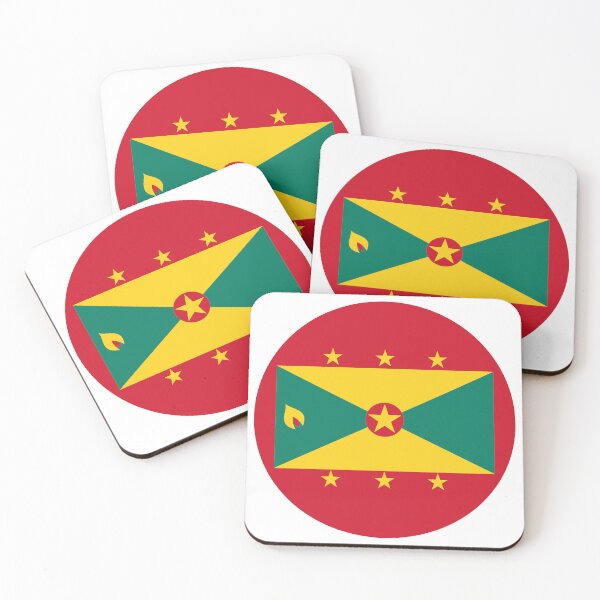 Item preview, Grenada Round Flag Spice Isle Patriotic Heritage designed and sold by NTGUILTY.
