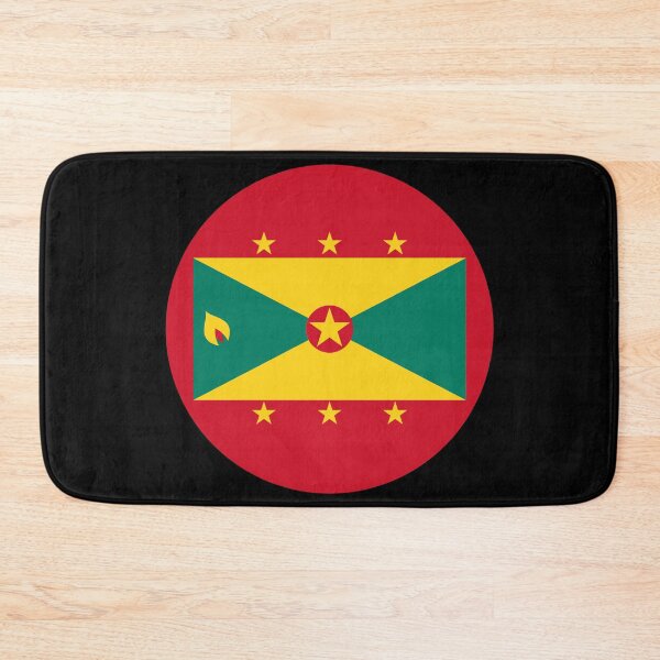 Item preview, Grenada Round Flag Spice Isle Patriotic Heritage designed and sold by NTGUILTY.