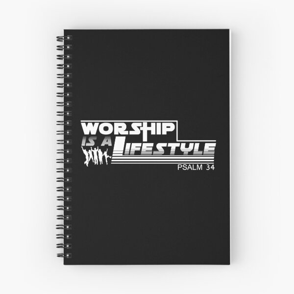 Item preview, Worship Is A Lifestyle Psalm 34 Scripture  designed and sold by CreativeStrike.
