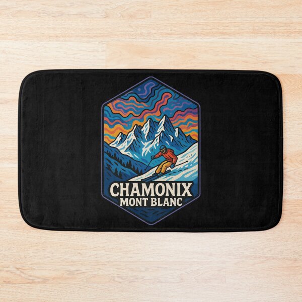 Item preview, Chamonix Mont Blanc France Trippy Art Travel designed and sold by TomFrontierArt.