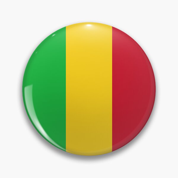 Item preview, Mali Round Flag Malian Patriotic Heritage designed and sold by NTGUILTY.