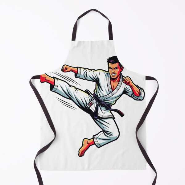 Item preview, Karate Flying Kick Martial Arts Action Design designed and sold by Core Prints.