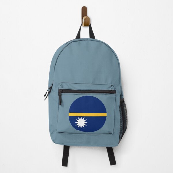 Item preview, Nauru Round Flag Nauruan Patriotic Heritage designed and sold by NTGUILTY.