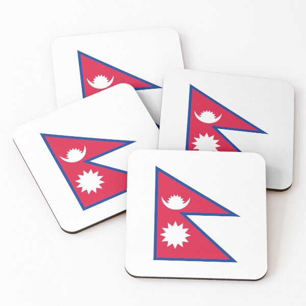 Item preview, Nepal Round Flag Nepalese Patriotic Heritage designed and sold by NTGUILTY.