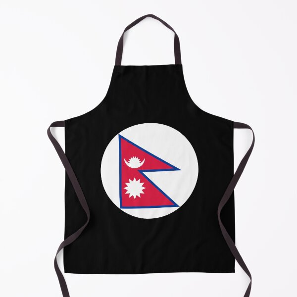Item preview, Nepal Round Flag Nepalese Patriotic Heritage designed and sold by NTGUILTY.