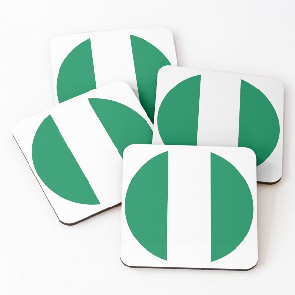 Item preview, Nigeria Round Flag Nigerian Patriotic Heritage designed and sold by NTGUILTY.