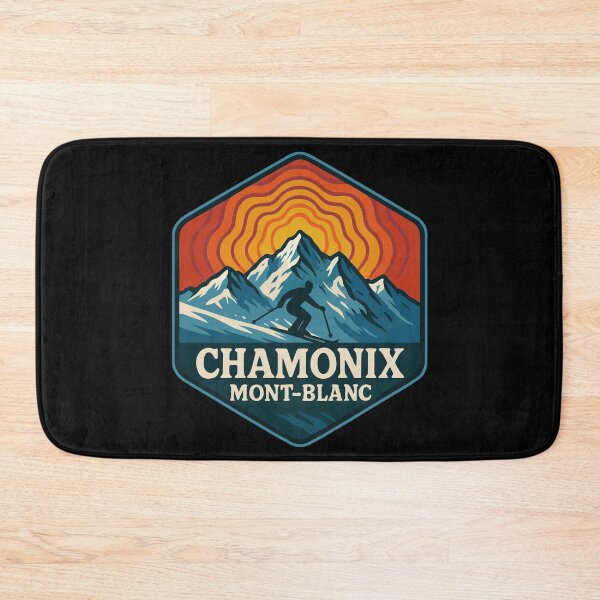 Item preview, Chamonix Mont Blanc France Retro Trippy Art designed and sold by TomFrontierArt.