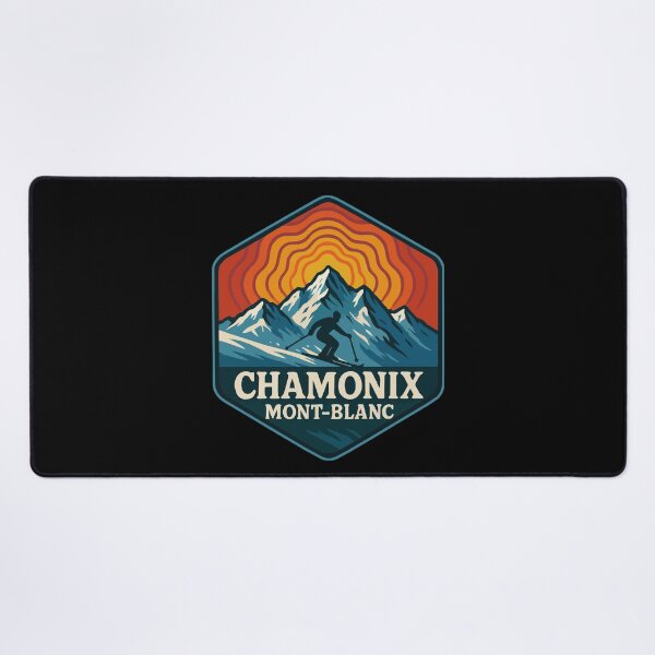 Item preview, Chamonix Mont Blanc France Retro Trippy Art designed and sold by TomFrontierArt.