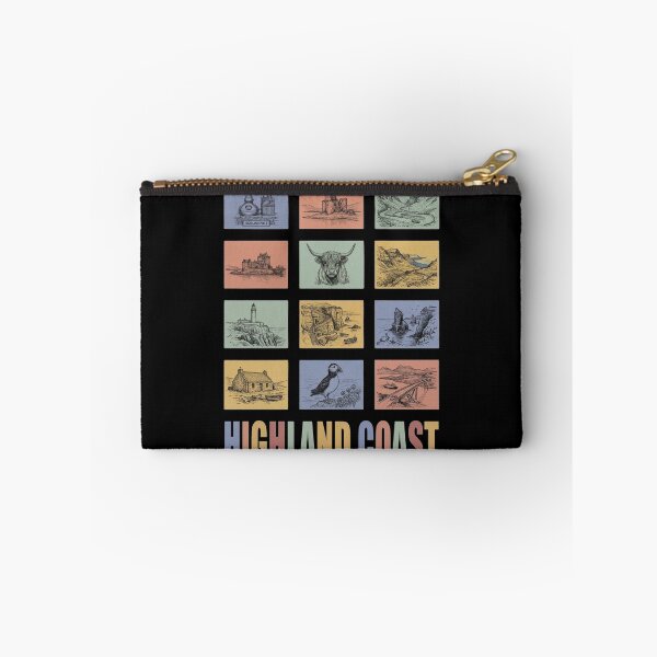 Item preview, Highland Coast Landmarks Art - Scottish Coast Road Trip designed and sold by Loom on the Loch.
