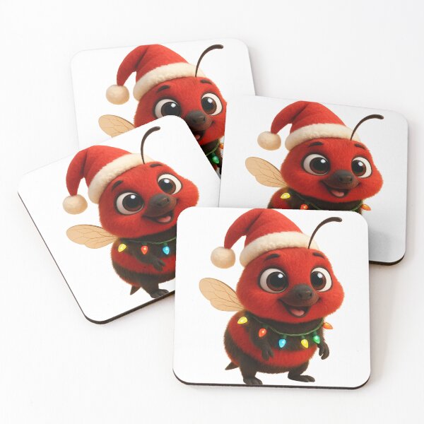 Item preview, Christmas Box Headed Blood Bee designed and sold by Sillytoe.
