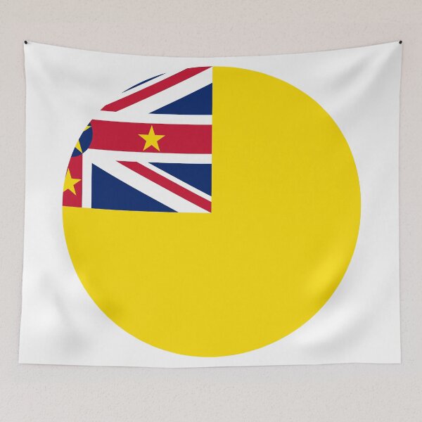 Item preview, Niue Round Flag Niuean Patriotic Heritage designed and sold by NTGUILTY.