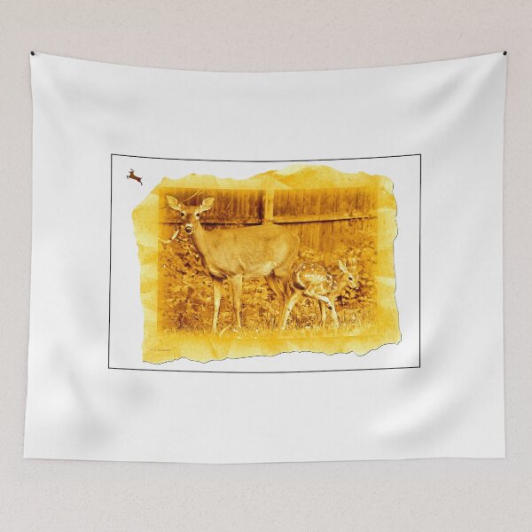 Item preview, Virginia Deer, White-tailed Deer, Doe and Fawn designed and sold by AMacGPhilly.