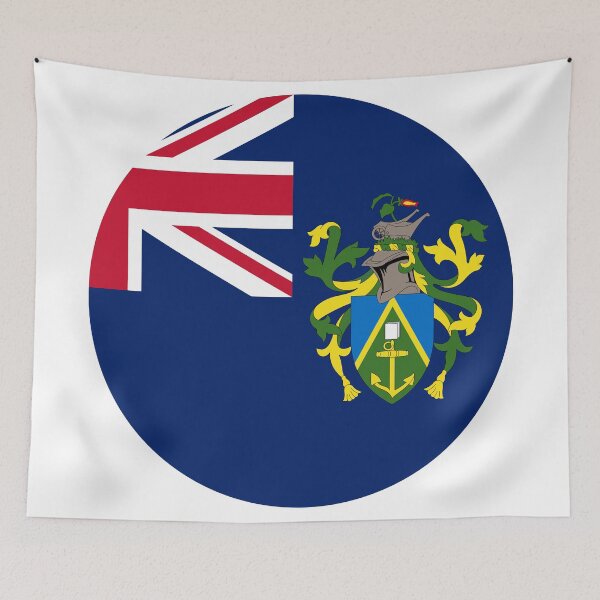 Item preview, Pitcairn Islands Round Flag Heritage designed and sold by NTGUILTY.